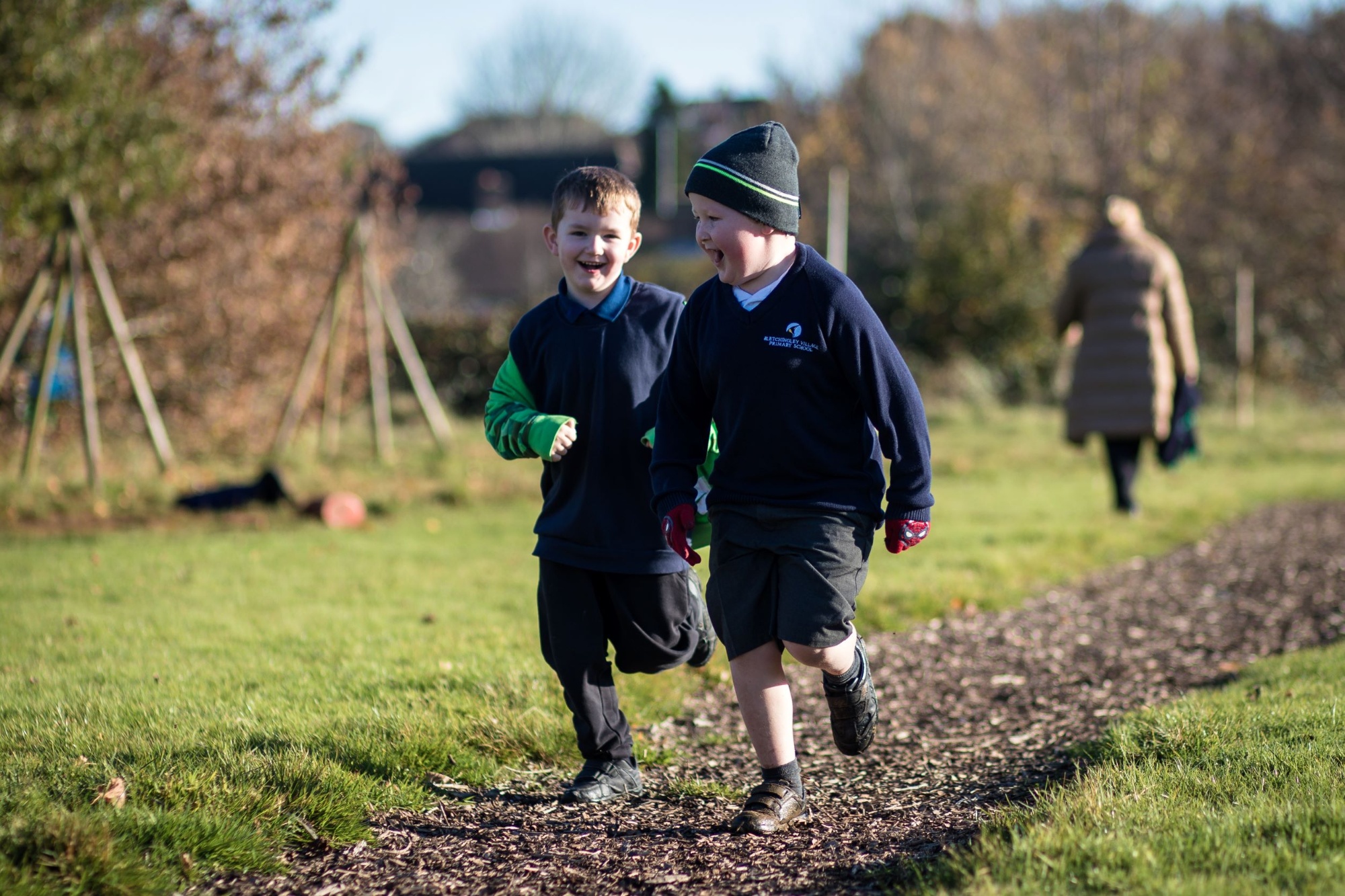 Pupils at Bletchingley Village Primary School